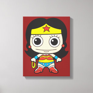 Mini Wonder Woman Canvas Afdruk