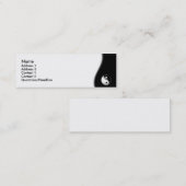 Mini Yin-Yang Carte de visite (Devant / Derrière)