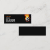 Mini Yin Yang sur le Carte de visite du feu (Devant / Derrière)