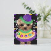 MINI YORKIE POO         BRIEFKAART (Staand voorkant)