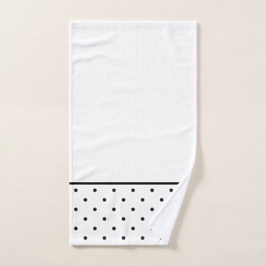 Mini zwarte acrylpolitskit bad handdoek (Handdoek)