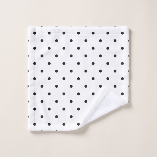 Mini zwarte acrylpolitskit bad handdoek (Wasdoekje)