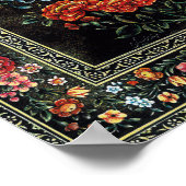 Miniatura persa de preciosas flores brillantes poster (Hoek)