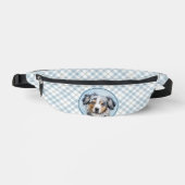 Miniature American Shepherd Peinture MAS Chien Art (Recto)