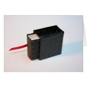 Miniature Artist's Book met zijn Box Kaart