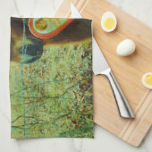 Miniature Brown horse Valentijn Heart Theedoek (Quarter Fold)