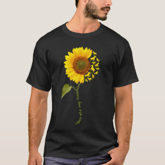 Miniature Bull Terrier Sunflower T-shirt