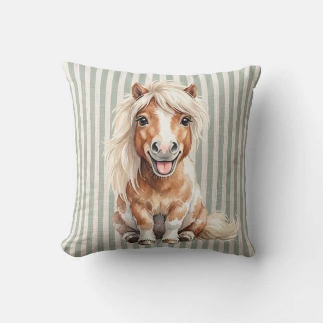 Miniature Coussin de Cheval Jeté (Recto)