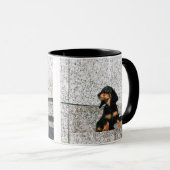 Miniature Dachshund 4 Mok (Voorkant rechts)