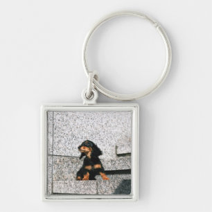 Miniature Dachshund 4 Sleutelhanger