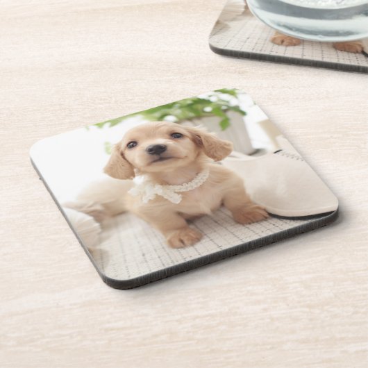 Miniature Dachshund Onderzetter (Linkerzijde)