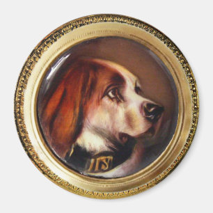 MINIATURE DOG PORTRAITS Bloodhound Magneet