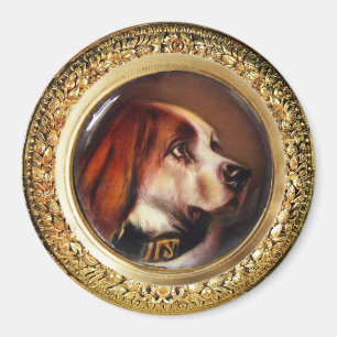 MINIATURE DOG PORTRAITS Bloodhound Magneet