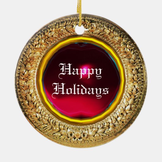 MINIATURE DOG PORTRAITS Newfoundland Keramisch Ornament (Achterkant)