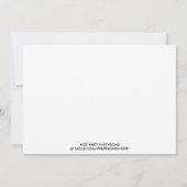 Miniature Golf Anniversaire fêtes Invitations pour (Dos)