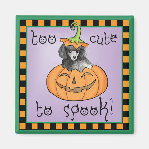 Miniature Halloween Poodle Magneet