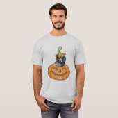 Miniature Halloween Poodle T-shirt (Voorkant volledig)