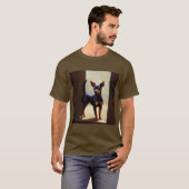Miniature Pinscher Dog T-shirt (Voorkant volledig)