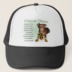 Miniature Pinscher Gifts Trucker Pet