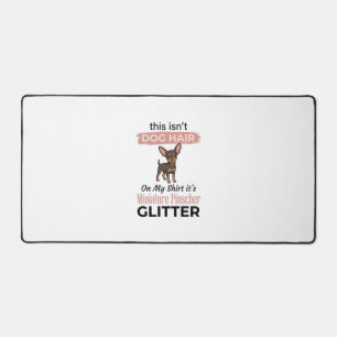 Miniature Pinscher Glitter Grappig Hond Shirt Ontw Bureaumat