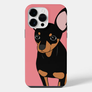 Miniature Pinscher Min Pin Apple iPhone 14 Hoesje iPhone 14 Pro Max Hoesje