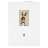 Miniature Pinscher Painting Cute Original Dog Art (Dos)