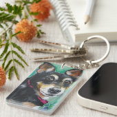 Miniature Pinscher Sleutelhanger (Voorkant Rechts)