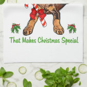 Miniature Pinscher Theedoek (Gevouwen)