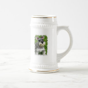 Miniature Schnauzer Beer Stein Bierpul