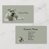 Miniature Schnauzer Breeder Visitekaartje (Voorkant / Achterkant)