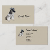 Miniature Schnauzer Breeder Visitekaartje (Voorkant / Achterkant)