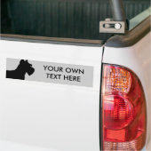 Miniature Schnauzer Bumpersticker (Op Truck)