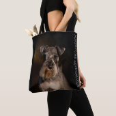 Miniature Schnauzer Canvas tas (Dichtbij)