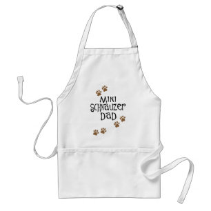 Miniature Schnauzer Dad Standaard Schort