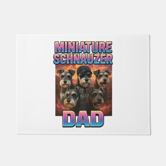 Miniature Schnauzer Deurmat (Voorkant)