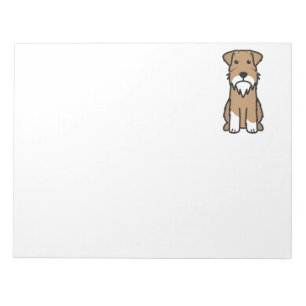 Miniature Schnauzer Dog Cartoon Notitieblok