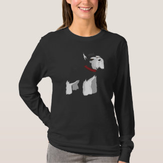 Miniature Schnauzer Dog Dames Shirt