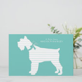 Miniature Schnauzer Dog Puppy Briefpapier