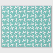 Miniature Schnauzer Dog Puppy Cadeaupapier (Vlak)