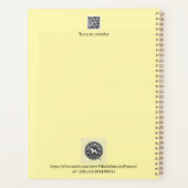 Miniature Schnauzer Geel Planner (Achterkant)