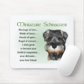 Miniature Schnauzer Gifts Muismat (Met muis)