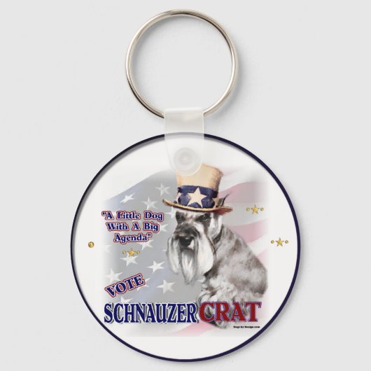 Miniature Schnauzer Gifts Sleutelhanger (Voorkant)