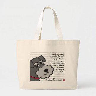 Miniature Schnauzer Grote Tote Bag
