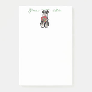 Miniature Schnauzer Heart Mam Post-it® Notes
