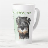 Miniature Schnauzer Latte Mok (Rechterhoek)