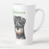 Miniature Schnauzer Latte Mok (Rechts)