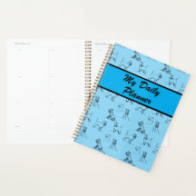 Miniature Schnauzer Line Art Motif 001 LightBlue