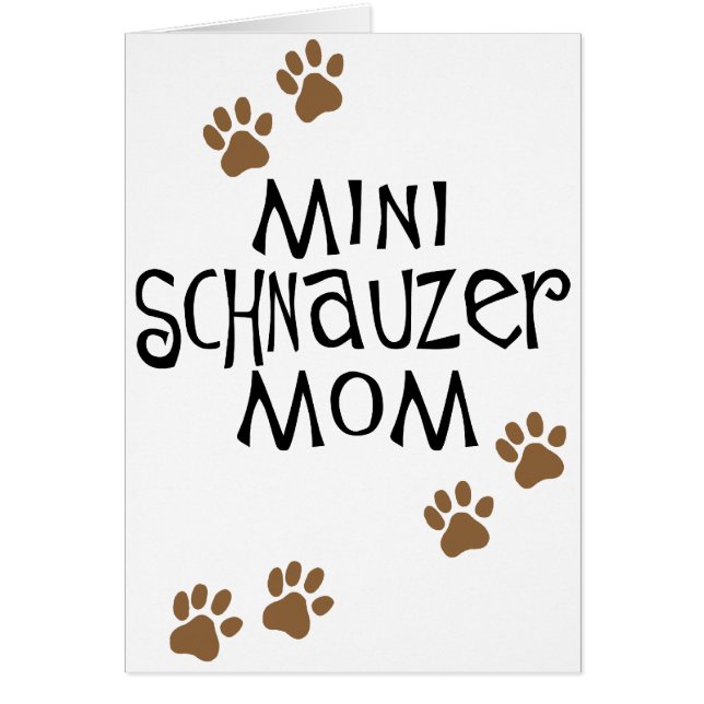 Miniature Schnauzer Ma (Voorkant)