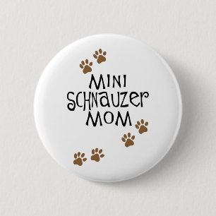 Miniature Schnauzer Ma Ronde Button 5,7 Cm
