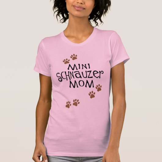 Miniature Schnauzer Ma T-shirt (Voorkant)